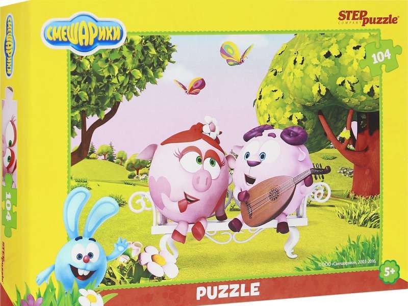 Мозаика "puzzle" 104 "Смешарики"