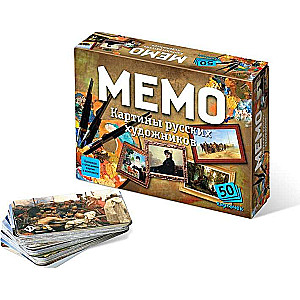 Memo Krāsas krievu mākslinieku (50 kartītes)