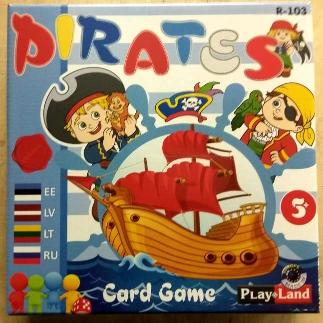 Galda spēle "Pirāti" Latviešu valodā