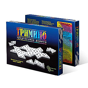 Spēle Trimino (trīsstūra domino)