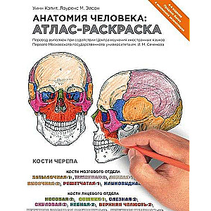 Cilvēka anatomija: atlants-krāsojamā grāmata