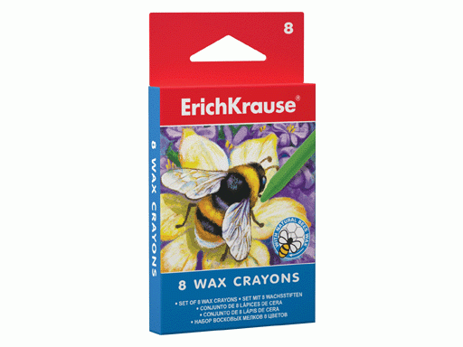 Vaska krītiņi (8 krāsas)  ErichKrause 
