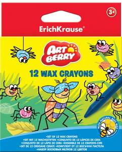 Vaska krītiņi (12 krāsas) ArtBerry 