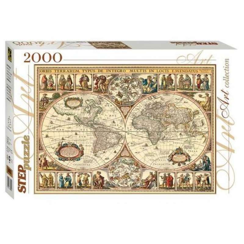 Пазл 2000 Историческая карта мира