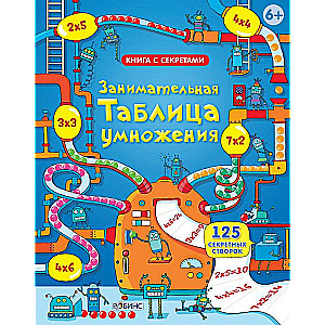 Aizraujoša reizināšanas tabula. 125 noslēpumainas durtiņas