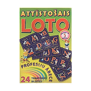 Attīstošais loto. Profesiju alfabēts