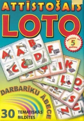 Attīstošais loto. Darbarīku ābece