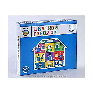 Koka konstruktors Krāsains ciematiņš (41 daļa)