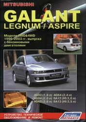 MITSUBISHI Galant/Legnum/Aspire. Модели 1996-2003 гг. выпуска (бензин)