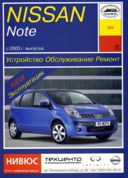 NISSAN Note с 2005 г. выпуска (бензин/дизель)
