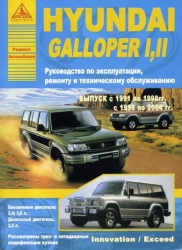 HYUNDAI Galloper I, II (1991-1998, 1998-2004) бензин/дизель