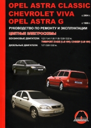 OPEL Astra G с 1998 г., CHEVROLET Viva с 2004 г. (бензин/дизель)