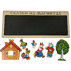 Pasakas uz magnētiem - Zelta gailis (koks)