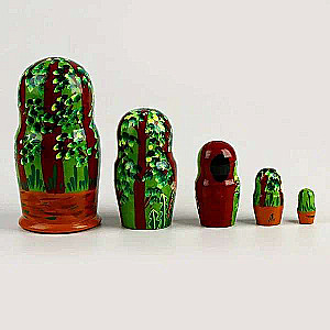 Matrjoška "Gruffalo" 5in1