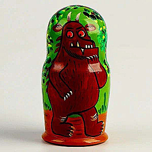 Matrjoška "Gruffalo" 5in1