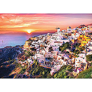 Puzle 1000 Trefl: Saullēkts pār Santorini