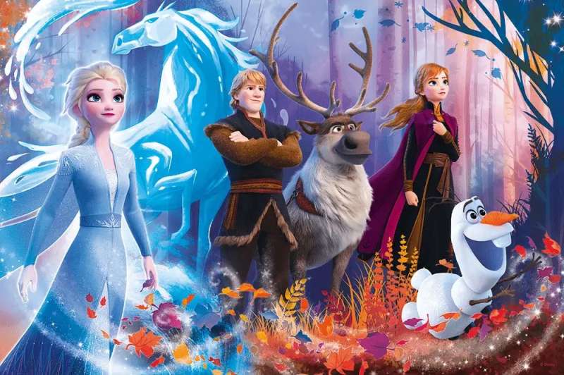 Пазл 100 Trefl: Disney Frozen 2. Магия ледяной земли