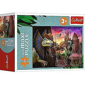 Mini-maksi puzle Trefl: Izpētiet dinozauru pasauli
