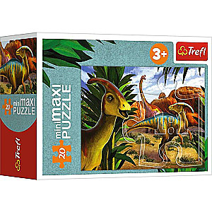 Mini-maksi puzle Trefl: Izpētiet dinozauru pasauli