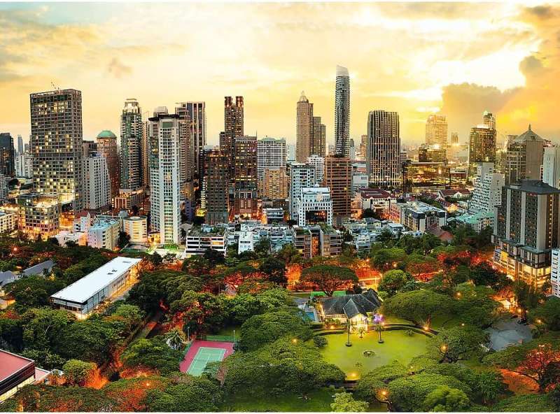 Puzle 3000 Trefl: Sunset in Bangkok