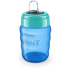 Mācību pudele Philips Avent, 9 mēn+., zila