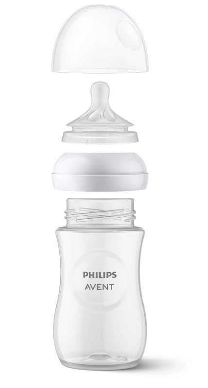 Philips Avent Natural Response pudelu silikona knupisi, vidējā plūsma, 3m+ 2 gab.