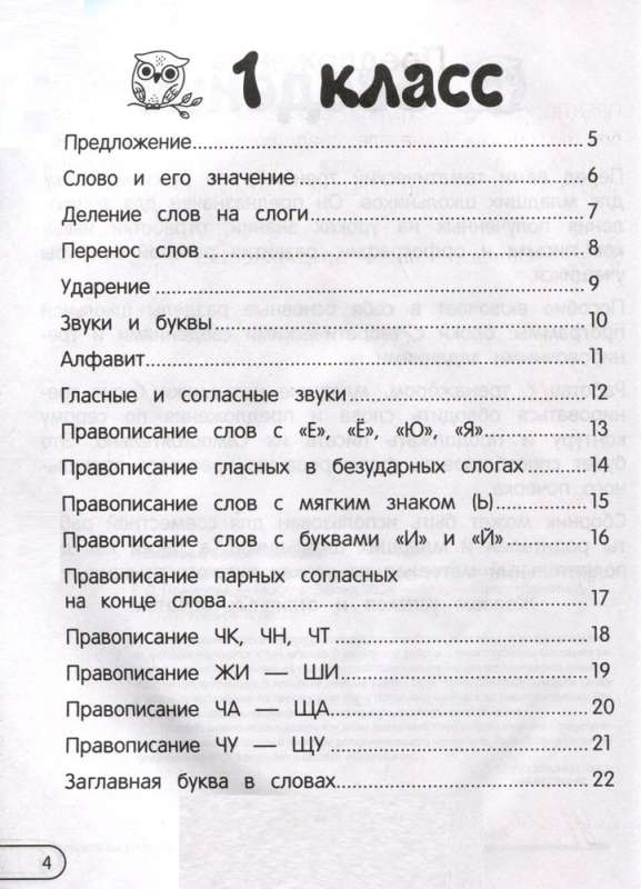 Правила по русскому языку: для начальной школы. 1 - 4 классы