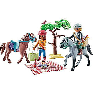 Ūdensfallu zirgi: jāšanas ceļojums - Playmobil