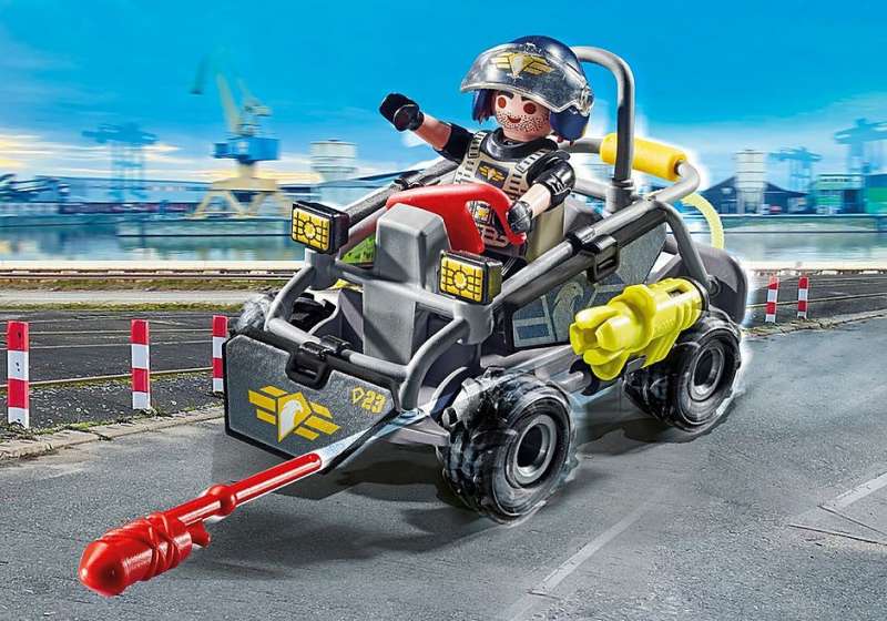 Конструктор - Playmobil City Action Tactical Police All-Terrain Quad