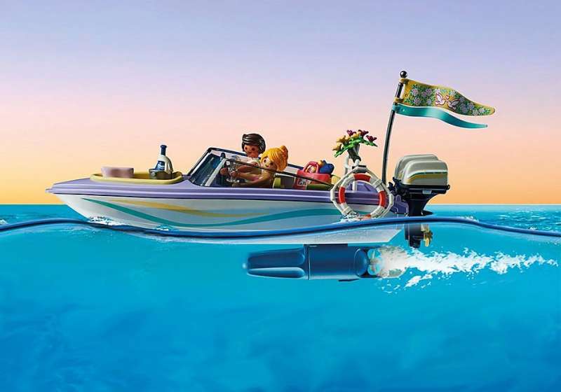 Konstruktors - Playmobil City Life Honeymoon Speedboat Trip 