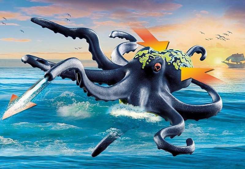 Konstruktors - Playmobil Pirates Battle Against The Giant Octopus