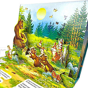 Kārdinātais saule. Grāmata-panorāma ar kustīgām figūrām