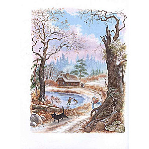 Zilā putna (ilustrācijas Anastasijas Basjubinas)