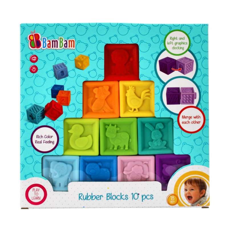 Развивающая игрa - BamBam: Резиновые кубики 