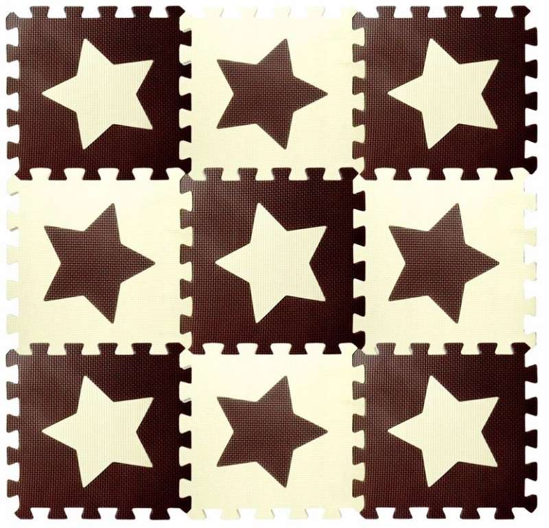 Moduļu puzles paklājiņš - Zvaigzne