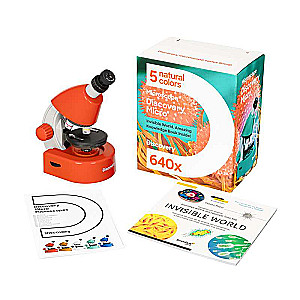 Mikroskops Discovery Micro Terra, 40x-640x, ar grāmatu