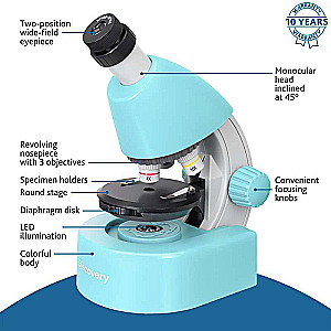 Mikroskops Discovery Micro Marine, 40x-640x, ar grāmatu