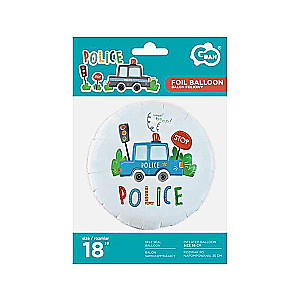 Фольгированный шар 18 - Police