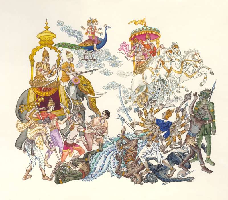 Mahābhārata. Trīs lielie stāsti Senajā Indijā