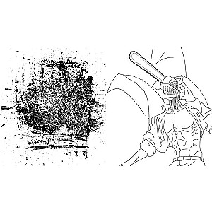 Cilvēks-zāģis. Krāsojamā grāmata īstiem faniem