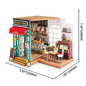 3D saliekama miniatūra ROBOTIME - Simon's Coffee Shop 