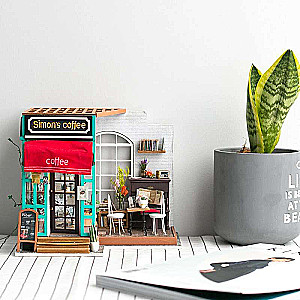 3D saliekama miniatūra ROBOTIME - Simon's Coffee Shop 