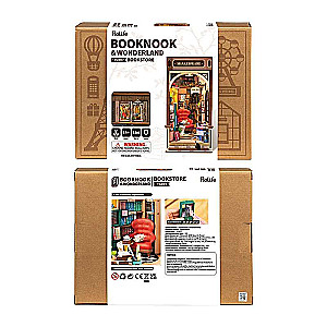 3D saliekamā miniātūra ROBOTIME - Book Nook Shelf Insert Kit 