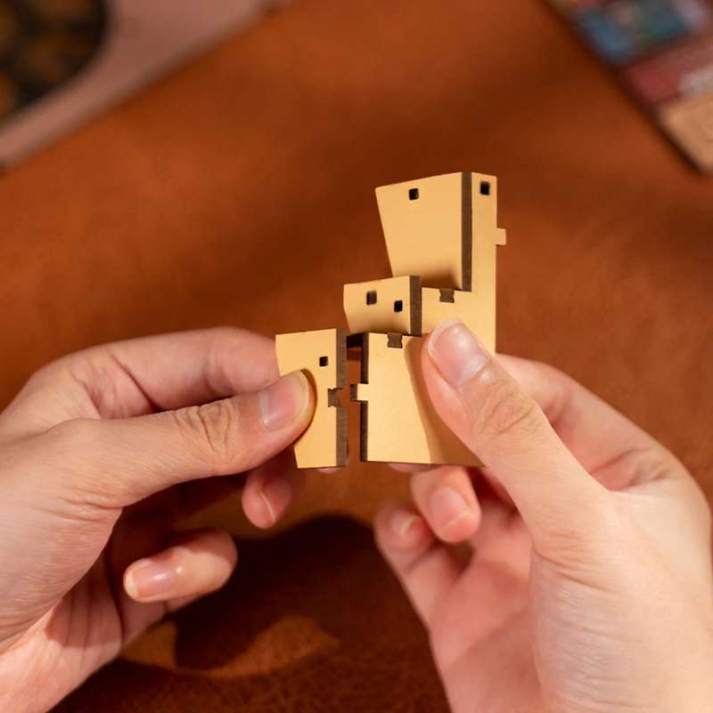 3D saliekamā miniatūra ROBOTIME - Book Nook Shelf Insert Kit 