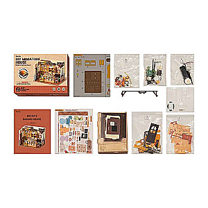 3D saliekamā miniatūra ROBOTIME - Beckas Baking House