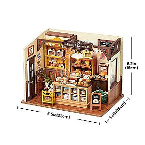 3D saliekamā miniatūra ROBOTIME - Beckas Baking House