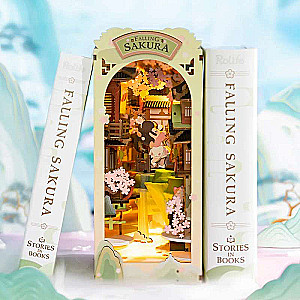 3D saliekama miniatūra ROBOTIME - Krītoša sakura