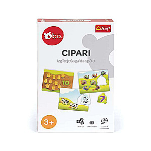Attīstošā galda spēle - Cipari (uz latviešu valodas)