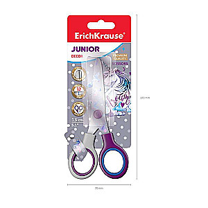 Šķēres ErichKrause Junior Decor Dream Unicorn, 13 cm