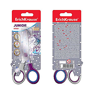Šķēres ErichKrause Junior Decor Dream Unicorn, 13 cm
